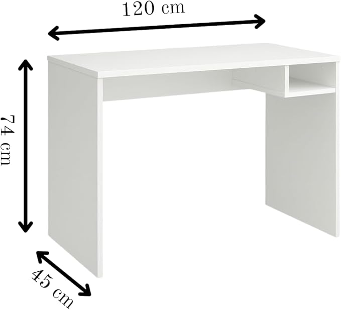 Student Desk with Shelf - 120 cm